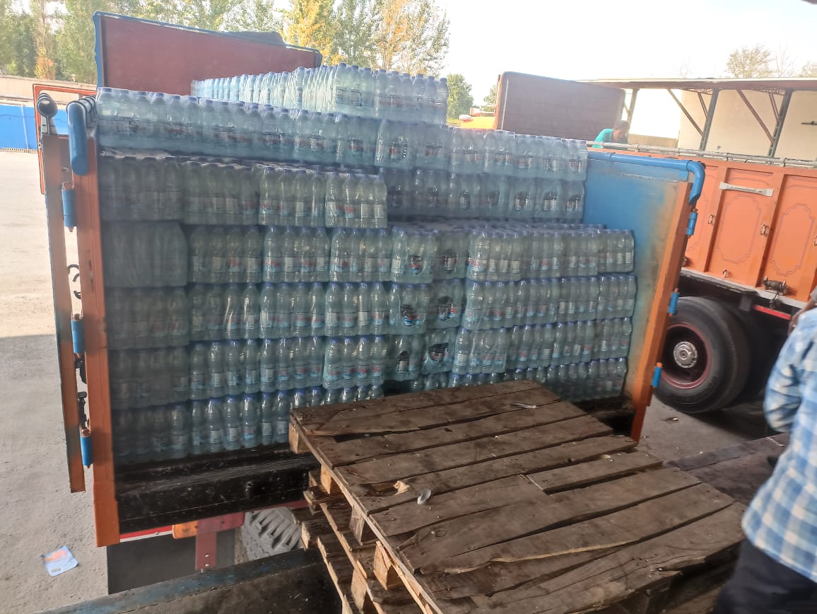 تأمین 50 میلیون تومان بطری آب معدنی برای زائران اربعین حسینی
