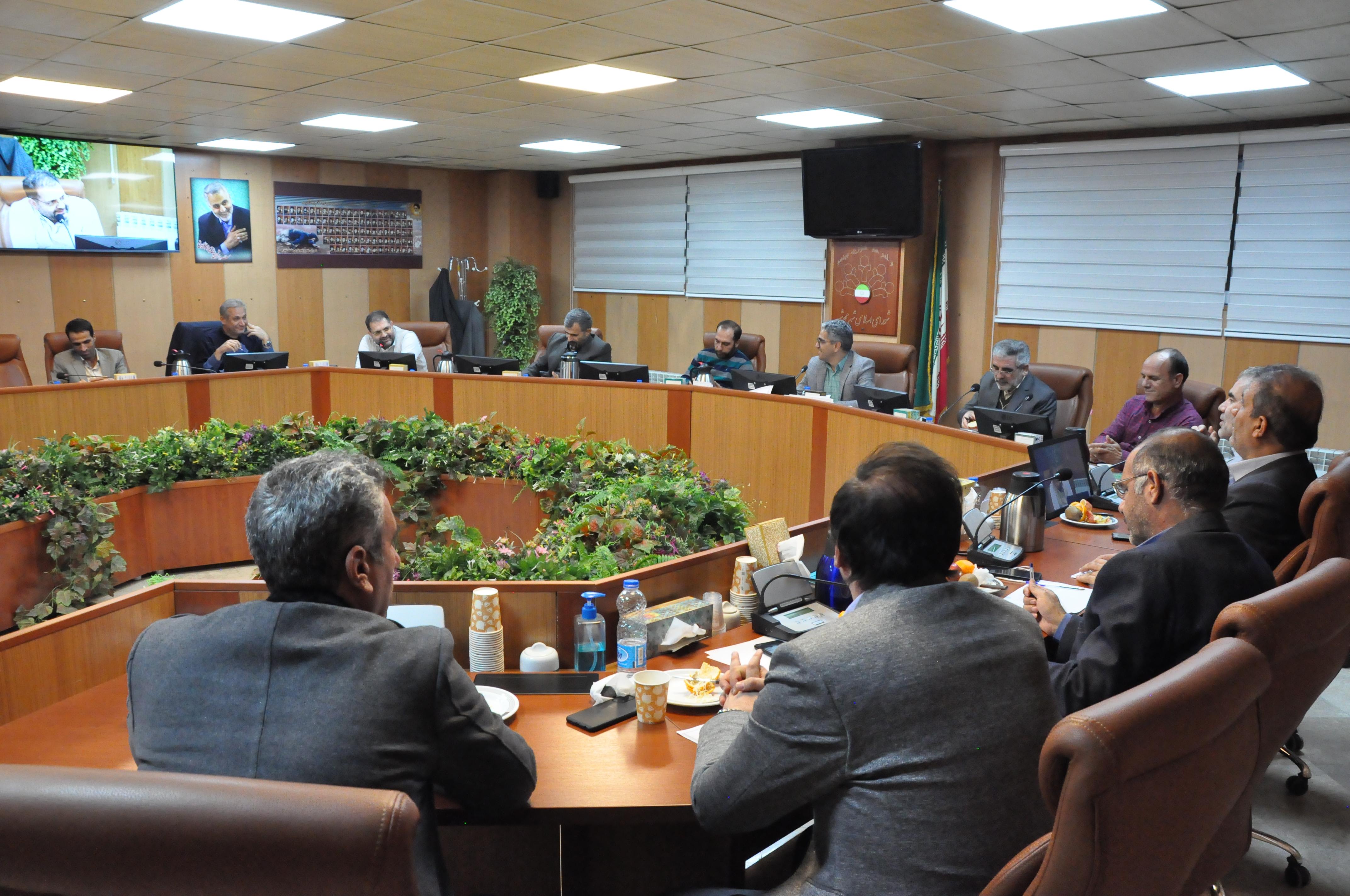 برگزاری جلسه مدیریت شهری محمدشهر با مدیرعامل شرکت توزیع برق استان البرز