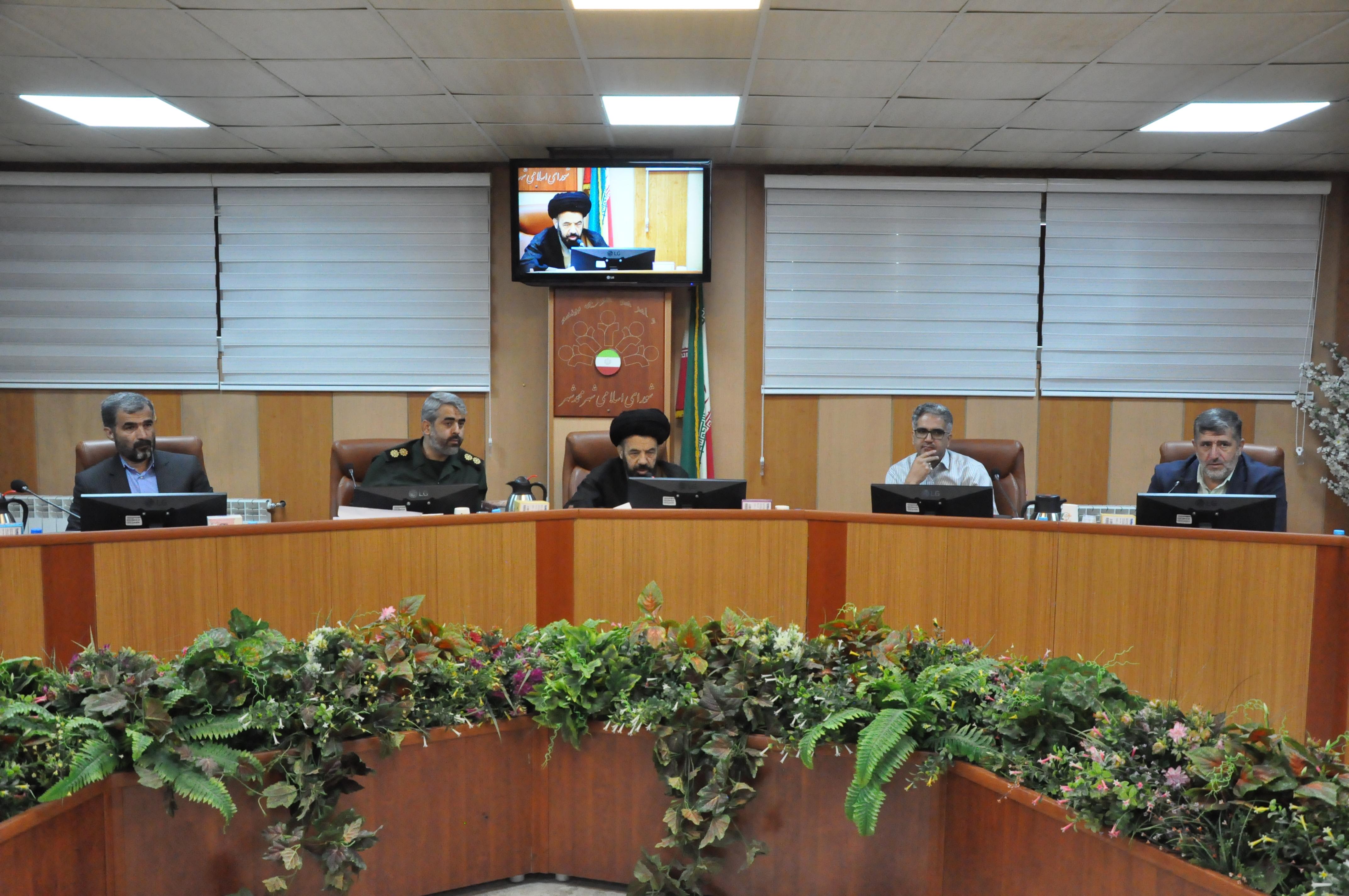 اولین جلسه ستاد اربعین حسینی(ع) محمدشهر با حضور مدیران شهری برگزار شد